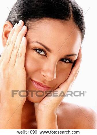 beauty, Beauty Care, brunette, clipping path, Close-up View Large Photo Image Stock Image - beauty, Beauty Care, brunette, clipping path, Close-up. Fotosearch