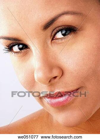 beauty, Beauty Care, brunette, clipping path, Close-up View Large Photo Image Stock Photo - beauty, Beauty Care, brunette, clipping path, Close-up. Fotosearch