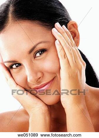 beauty, Beauty Care, brunette, clipping path, Close-up View Large Photo Image Stock Photo - beauty, Beauty Care, brunette, clipping path, Close-up. Fotosearch