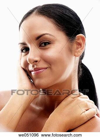 beauty, Beauty Care, brunette, clipping path, Close-up View Large Photo Image Stock Photograph - beauty, Beauty Care, brunette, clipping path, Close-up. Fotosearch