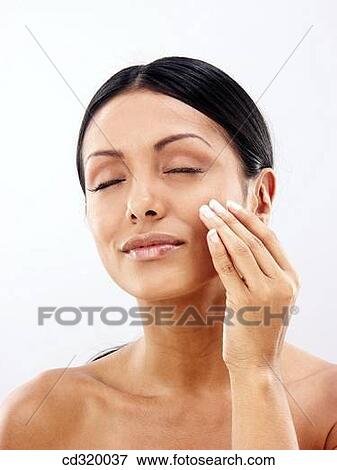 beauty, brunette, carnality, cheek View Large Photo Image Stock Photo - beauty, brunette, carnality, cheek. Fotosearch