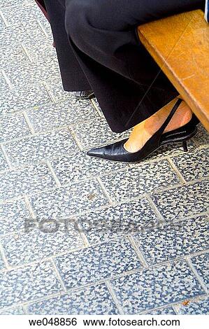 bench, contemporary, black, anonymous View Large Photo Image Stock Photograph - bench, contemporary, black, anonymous. Fotosearch