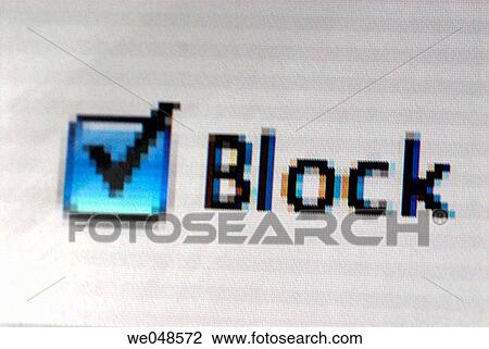 blocked, computing, computer, Close-up, approval View Large Photo Image Stock Image - blocked, computing, computer, Close-up, approval. Fotosearch