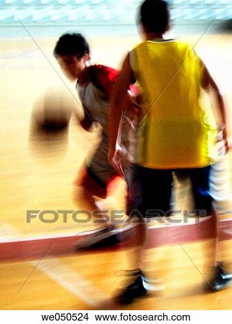 blurred motion, activity, basketball, ball, attack, action View Large Photo Image Picture - blurred motion, activity, basketball, ball, attack, action. Fotosearch