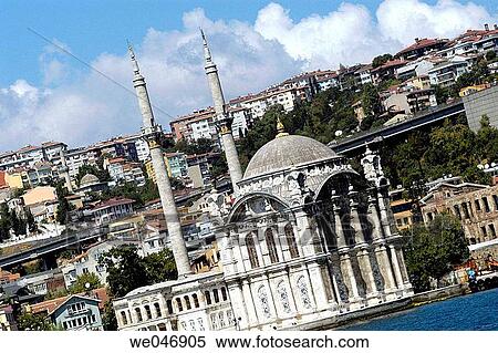 Bosphorus and Buyuk Mecidiye Mosque. Istanbul. Turkey View Large Photo Image Stock Photography - Bosphorus and Buyuk Mecidiye Mosque. Istanbul. Turkey. Fotosearch