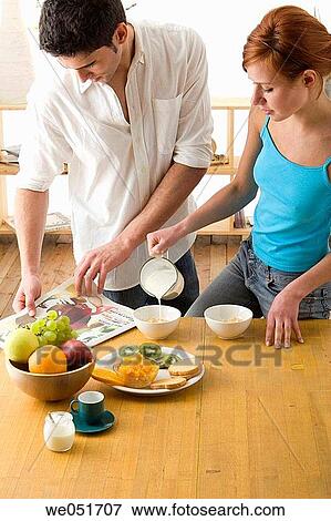 bowl, cereals, breakfast, at-home View Large Photo Image Stock Photo - bowl, cereals, breakfast, at-home. Fotosearch