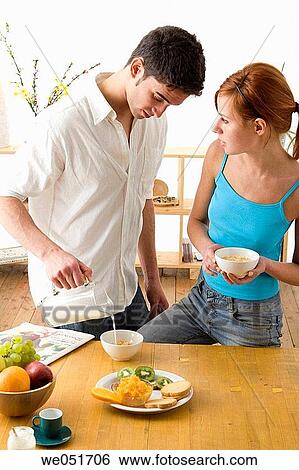 bowl, cereals, breakfast, at-home View Large Photo Image Stock Photograph - bowl, cereals, breakfast, at-home. Fotosearch