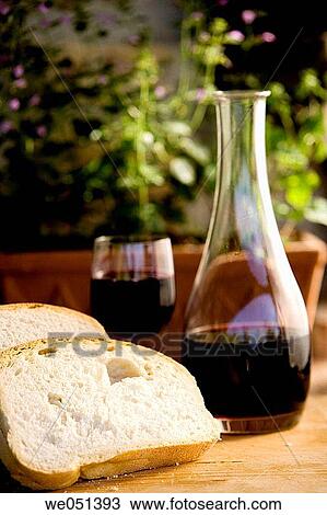 Bread and wine View Large Photo Image Stock Image - Bread and wine. Fotosearch