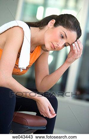 Stock Image - break, break-time, absorbed. Fotosearch