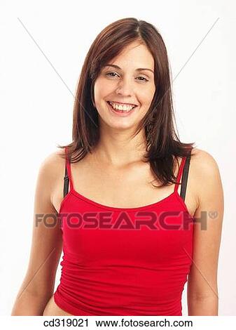 brunette, contemporary, clipping path, adolescence View Large Photo Image Stock Image - brunette, contemporary, clipping path, adolescence. Fotosearch