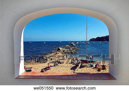 Calella de Palafrugell. Baix Empord?, Costa Brava, Girona province. Catalonia, Spain View Large Photo Image Stock Image - Calella de Palafrugell. Baix Empord?, Costa Brava, Girona province. Catalonia, Spain. Fotosearch
