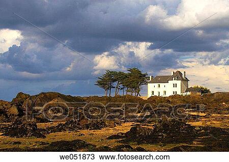 Carantec. Finist? re, Brittany, France View Large Photo Image Stock Image - Carantec. Finist? re, Brittany, France. Fotosearch