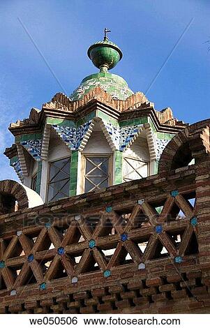 Stock Photograph - Catalonia, art, building, Barcelona, Art-Nouveau, architecture. Fotosearch