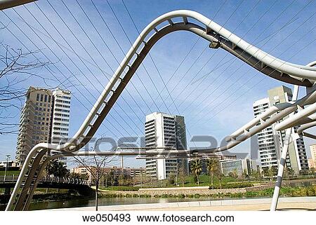 Catalonia, Barcelona, building, blue sky, blue, architecture View Large Photo Image Stock Image - Catalonia, Barcelona, building, blue sky, blue, architecture. Fotosearch
