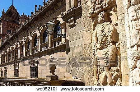 Cathedral, Santiago de Compostela. A Coru±a province, Galicia, Spain View Large Photo Image Stock Image - Cathedral, Santiago de Compostela. A Coru±a province, Galicia, Spain. Fotosearch
