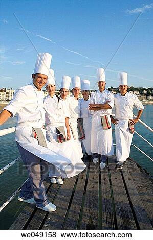 Chefs at Bahia de La Concha. Luis Irizar cooking school. Donostia, Gipuzkoa, Basque Country, Spain View Large Photo Image Stock Photo - Chefs at Bahia de La Concha. Luis Irizar cooking school. Donostia, Gipuzkoa, Basque Country, Spain. Fotosearch