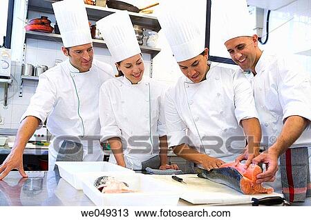Chefs cutting salmon. Luis Irizar cooking school. Donostia, Gipuzkoa, Basque Country, Spain View Large Photo Image Stock Image - Chefs cutting salmon. Luis Irizar cooking school. Donostia, Gipuzkoa, Basque Country, Spain. Fotosearch