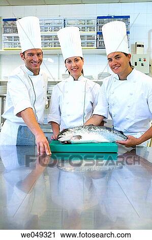Chefs, salmon. Luis Irizar cooking school. Donostia, Gipuzkoa, Basque Country, Spain View Large Photo Image Stock Image - Chefs, salmon. Luis Irizar cooking school. Donostia, Gipuzkoa, Basque Country, Spain. Fotosearch