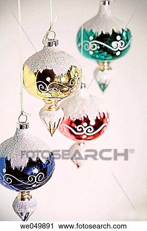 Christmas tree ornaments View Large Photo Image Stock Image - Christmas tree ornaments. Fotosearch