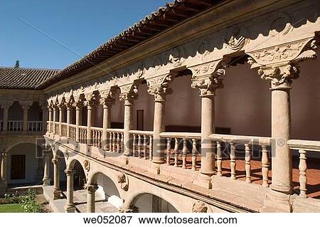 Cloister of Convento de las Due±as, Salamanca. Castilla-Le? n, Spain View Large Photo Image Stock Photo - Cloister of Convento de las Due±as, Salamanca. Castilla-Le? n, Spain. Fotosearch