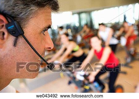 Stock Image - Close-up, coach, 30's. Fotosearch