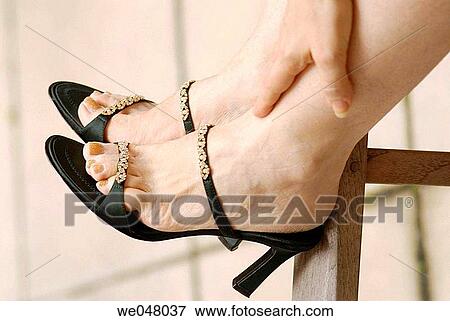 Close-up, contemporary, detail, feet View Large Photo Image Stock Photo - Close-up, contemporary, detail, feet. Fotosearch