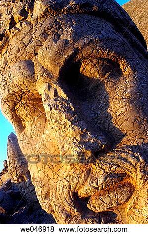 Colossal heads of Zeus and Antiochus I at the Hierothesion, remains in Nemrut Dag (Mount Nemrut, 2150m) part of the former Commagene kingdom. Anatolia. Turkey View Large Photo Image Stock Photo - Colossal heads of Zeus and Antiochus I at the Hierothesion, remains in Nemrut Dag (Mount Nemrut, 2150m) part of the former Commagene kingdom. Anatolia. Turkey. Fotosearch