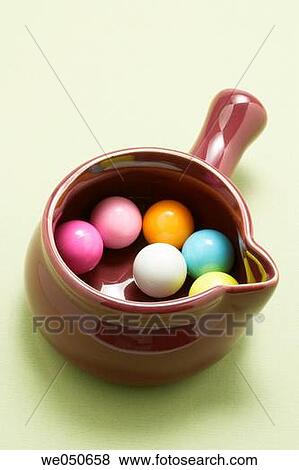 Colour Balls in Sauce Pan View Large Photo Image Stock Photo - Colour Balls in Sauce Pan. Fotosearch