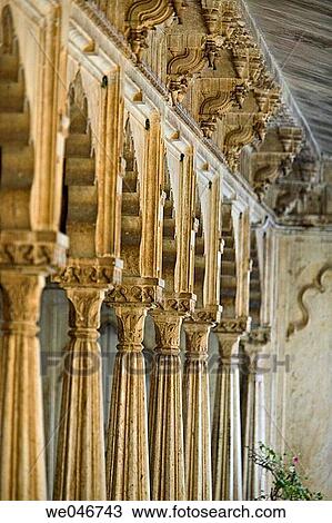 Columns in the City Palace. Udaipur. Rajasthan. India. View Large Photo Image Stock Image - Columns in the City Palace. Udaipur. Rajasthan. India.. Fotosearch
