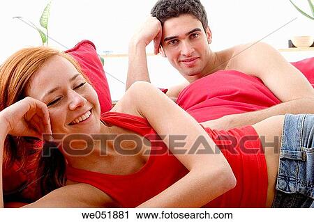 Stock Image - complicity, contemporary, 20's. Fotosearch