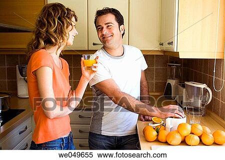 contemporary, couple, at-home View Large Photo Image Stock Photography - contemporary, couple, at-home. Fotosearch