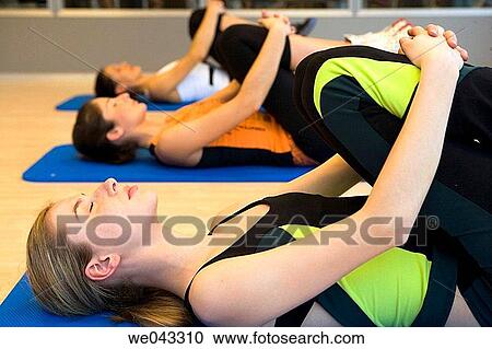 contemporary, exercise, Eyes-closed View Large Photo Image Stock Image - contemporary, exercise, Eyes-closed. Fotosearch