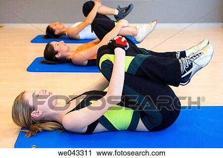 contemporary, exercise, Eyes-closed View Large Photo Image Stock Image - contemporary, exercise, Eyes-closed. Fotosearch