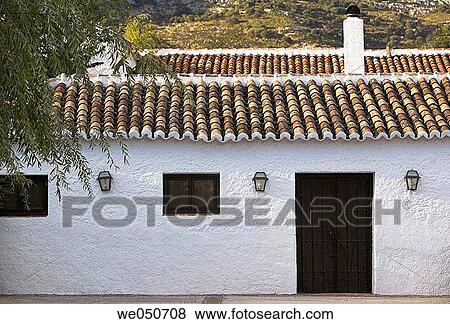 ? Cortijo? (typical Andalusian farmhouse). Axarqu? a, Costa del Sol. Mßlaga province, Andalusia, Spain View Large Photo Image Stock Photo - ? Cortijo? (typical Andalusian farmhouse). Axarqu? a, Costa del Sol. Mßlaga province, Andalusia, Spain. Fotosearch