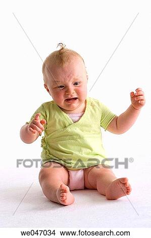Crying baby girl View Large Photo Image Picture - Crying baby girl. Fotosearch