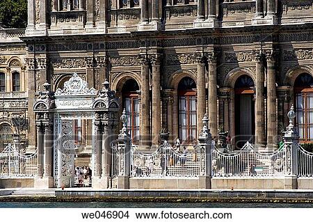 Dolmabahce Palace. Istanbul. Turkey View Large Photo Image Picture - Dolmabahce Palace. Istanbul. Turkey. Fotosearch