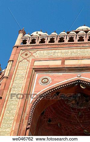 Door detail of the 16th century Jama Masjid Mosque. Fatehpur Sikri near Agra. Uttar Pradesh. India. View Large Photo Image Stock Image - Door detail of the 16th century Jama Masjid Mosque. Fatehpur Sikri near Agra. Uttar Pradesh. India.. Fotosearch