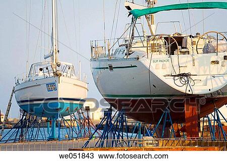 Dry dock, Sant Carles de la R? pita. Tarragona province, Catalonia, Spain View Large Photo Image Stock Image - Dry dock, Sant Carles de la R? pita. Tarragona province, Catalonia, Spain. Fotosearch