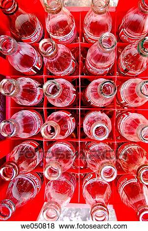 Empty bottles in box View Large Photo Image Stock Photo - Empty bottles in box. Fotosearch