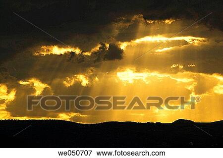 Stock Photo - Evening light, Costa del Sol. Mßlaga province, Andalusia, Spain. Fotosearch