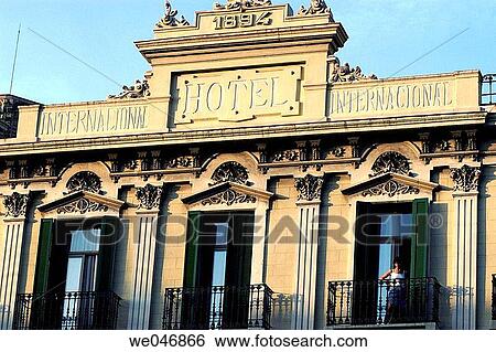 Fa? ade of the Hotel Internacional. Barcelona. Spain View Large Photo Image Stock Photograph - Fa? ade of the Hotel Internacional. Barcelona. Spain. Fotosearch