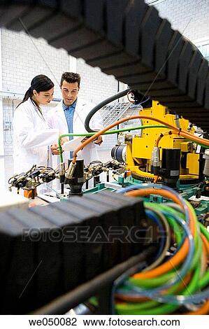 Fatronik Research Centre, San Sebastian Technological Park, Donostia, Gipuzkoa, Basque Country. Advanced industrial robotic system, final assembly of the motor drive. View Large Photo Image Stock Image - Fatronik Research Centre, San Sebastian Technological Park, Donostia, Gipuzkoa, Basque Country. Advanced industrial robotic system, final assembly of the motor drive.. Fotosearch