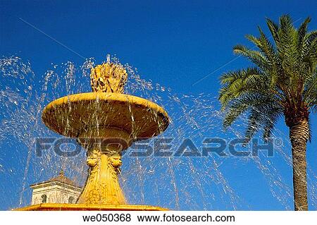 Fountain. M? rida. Badajoz province. Extremadura. Spain. View Large Photo Image Stock Photo - Fountain. M? rida. Badajoz province. Extremadura. Spain.. Fotosearch