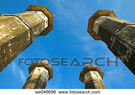 Four pillars. Mandawa. Rajasthan. India. View Large Photo Image Stock Photo - Four pillars. Mandawa. Rajasthan. India.. Fotosearch