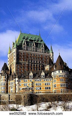 Frontenac castle. Quebec city. Province of Quebec. Canada. View Large Photo Image Stock Image - Frontenac castle. Quebec city. Province of Quebec. Canada.. Fotosearch