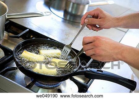 Frying potatoes. Luis Irizar cooking school. Donostia, Gipuzkoa, Basque Country, Spain View Large Photo Image Stock Image - Frying potatoes. Luis Irizar cooking school. Donostia, Gipuzkoa, Basque Country, Spain. Fotosearch