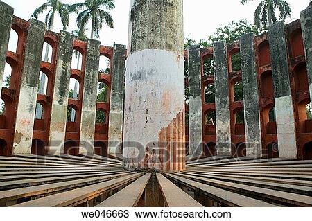 Giant sundial known as Prince of Dials in Jantar Mantar Observatory. New Delhi. India. View Large Photo Image Stock Image - Giant sundial known as Prince of Dials in Jantar Mantar Observatory. New Delhi. India.. Fotosearch