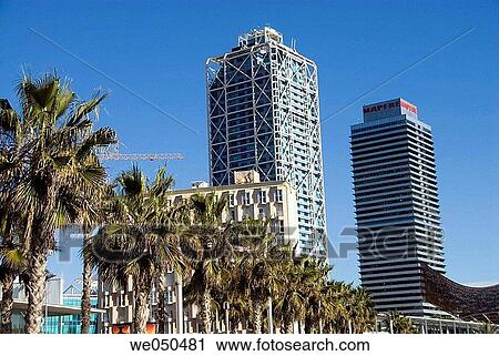 Hotel Arts and Mapfre Tower, Barcelona. Catalonia, Spain View Large Photo Image Stock Image - Hotel Arts and Mapfre Tower, Barcelona. Catalonia, Spain. Fotosearch