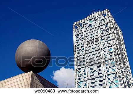 Stock Image - Hotel Arts, Barcelona. Catalonia, Spain. Fotosearch
