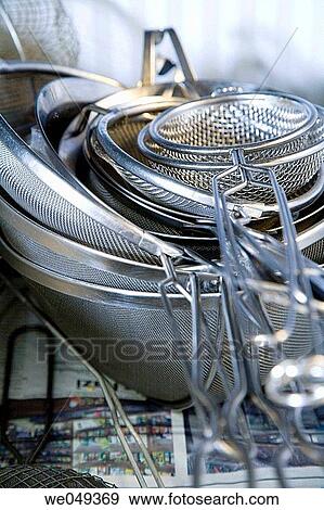Kitchenware. Luis Irizar cooking school. Donostia, Gipuzkoa, Basque Country, Spain View Large Photo Image Stock Photo - Kitchenware. Luis Irizar cooking school. Donostia, Gipuzkoa, Basque Country, Spain. Fotosearch